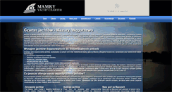 Desktop Screenshot of mamry-jacht.pl