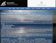Tablet Screenshot of mamry-jacht.pl